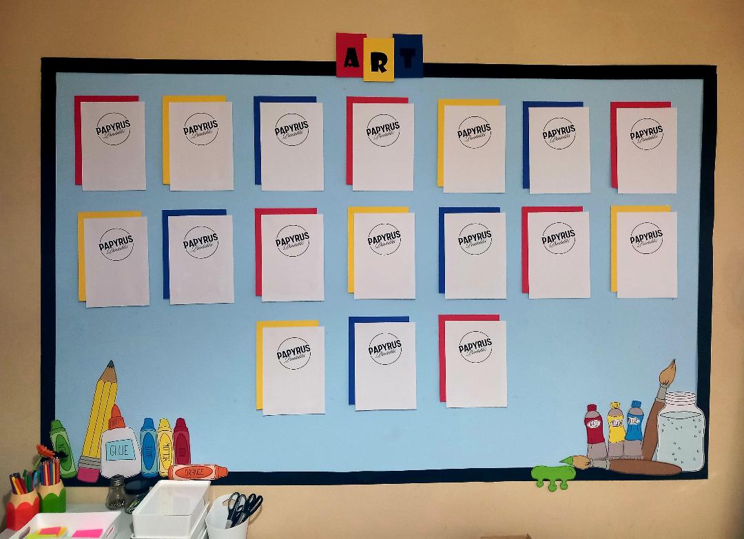 Creative Sparks – Hand-Drawn Classroom Art Display