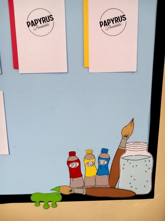 Creative Sparks – Hand-Drawn Classroom Art Display