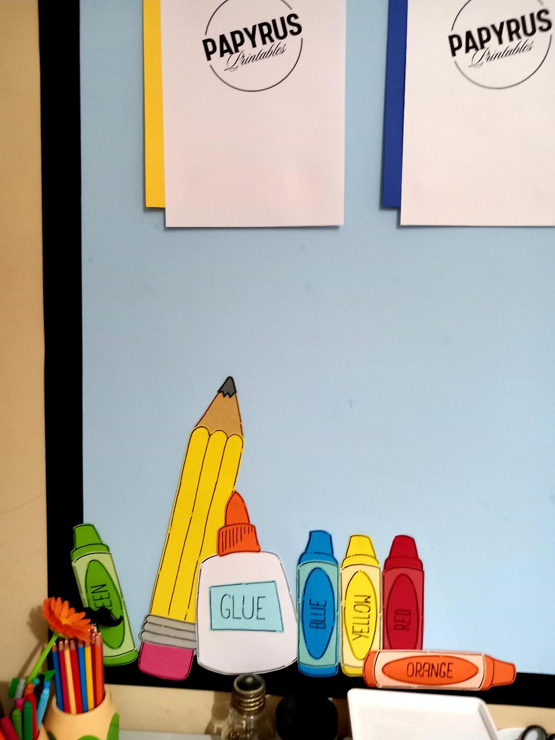 Creative Sparks – Hand-Drawn Classroom Art Display