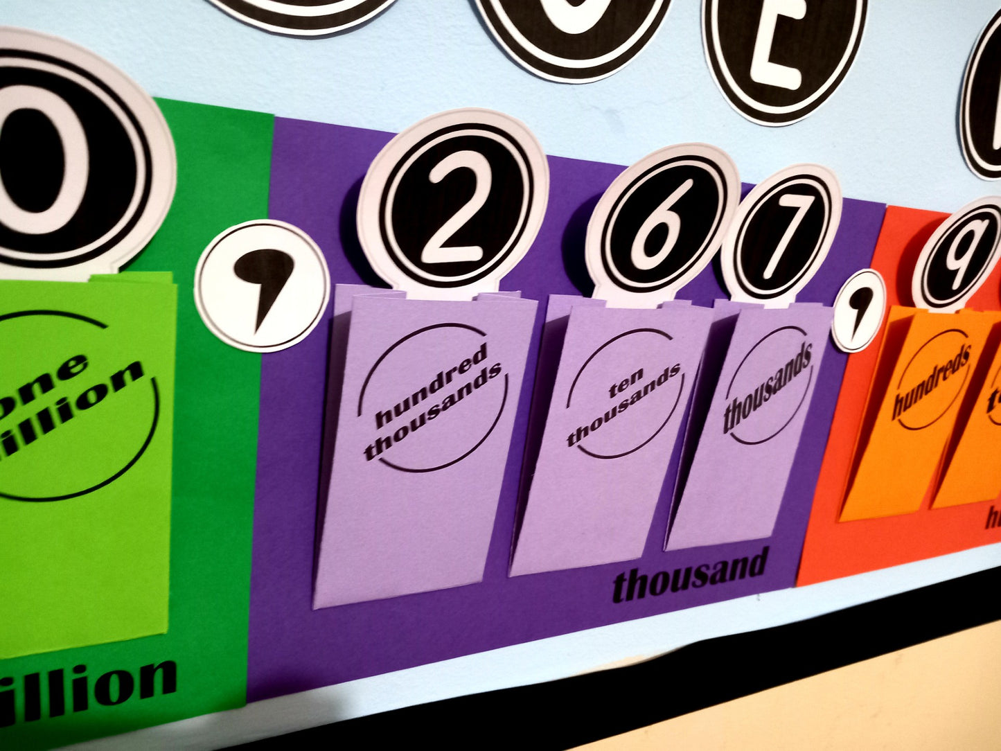 Place Value Wall Pockets