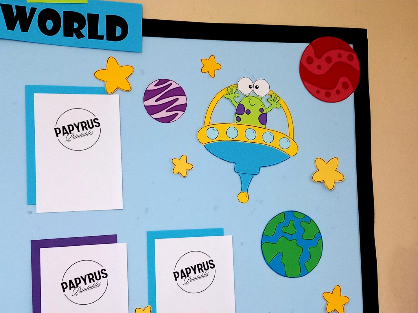 Work That Is Out of This World Classroom Display