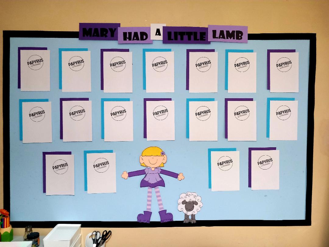 Mary Had a Little Lamb Classroom Display