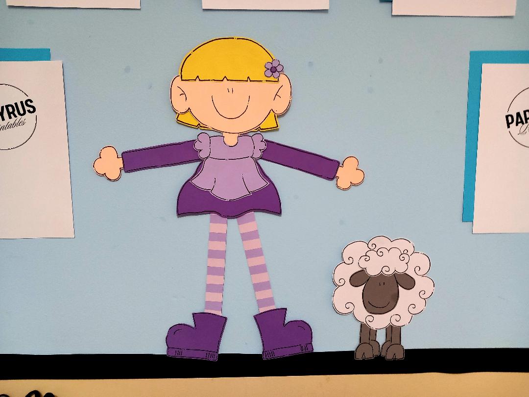 Mary Had a Little Lamb Classroom Display