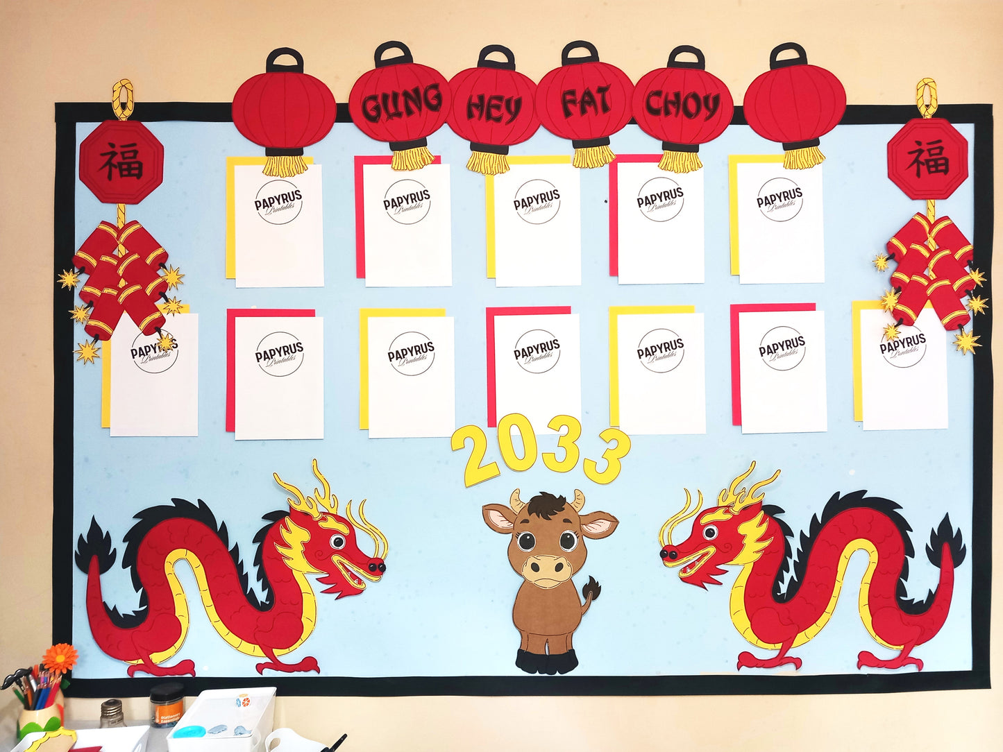 Chinese New Year Classroom Display – Year of the Ox