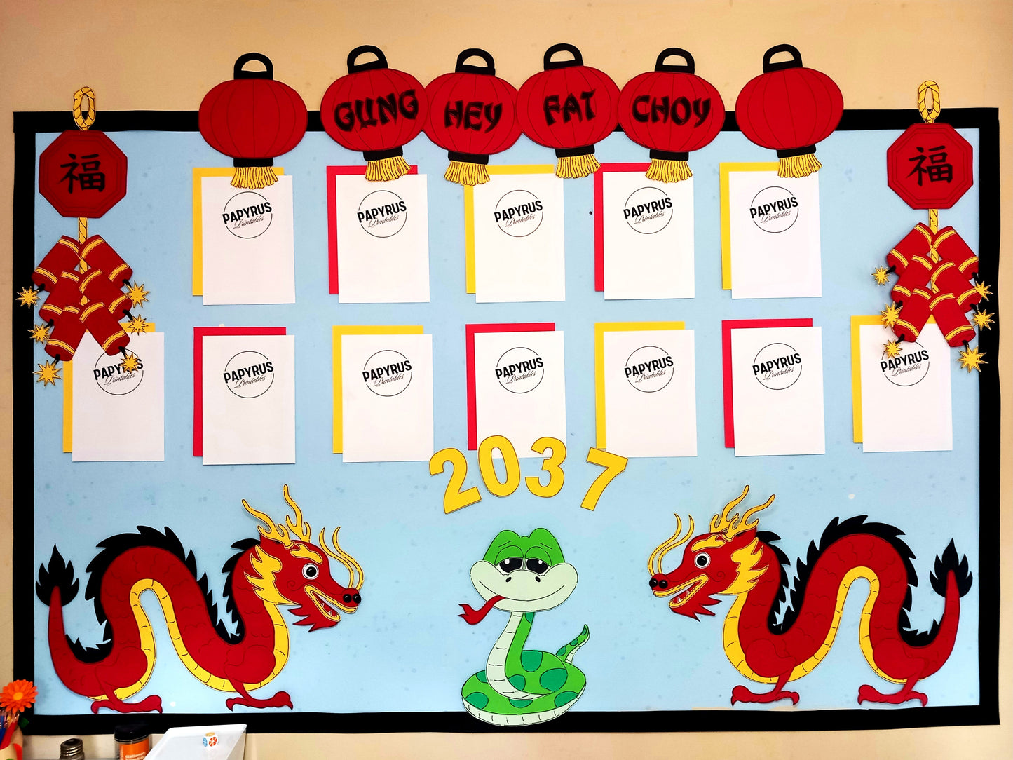 Chinese New Year Classroom Display – Year of the Snake