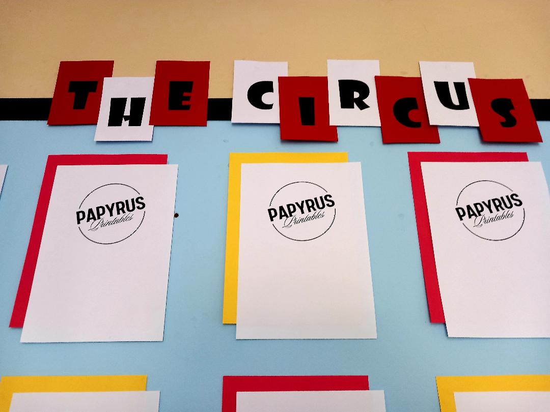 Step Right Up! – Circus Classroom Display