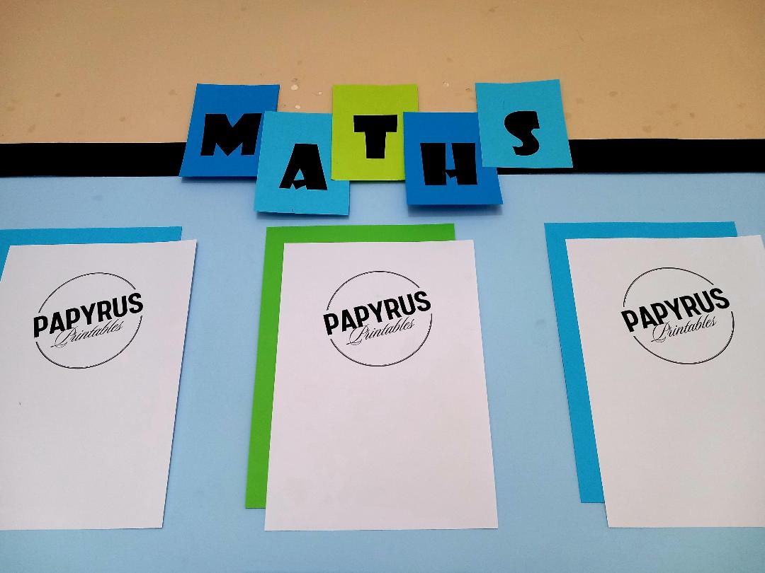 Maths - Finger Counting Display
