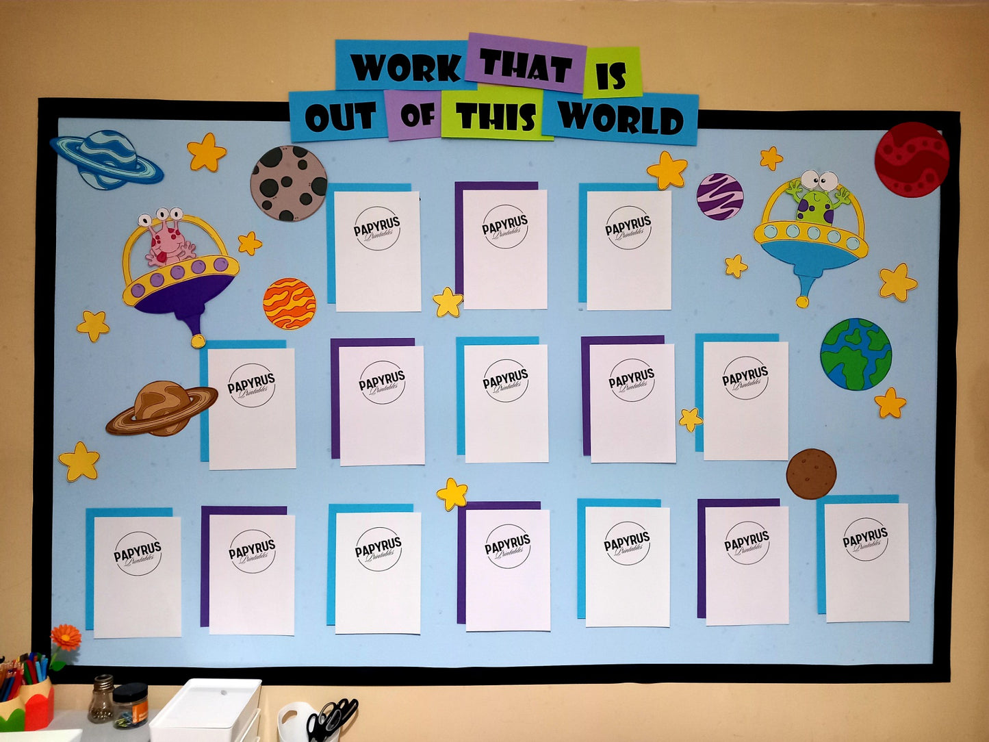 Work That Is Out of This World Classroom Display