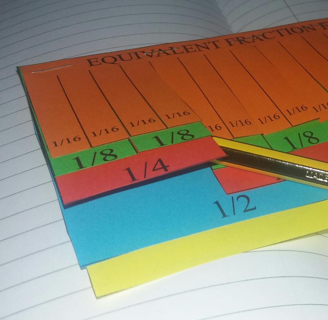 Fraction Fringe: Half Equivalents Manipulative