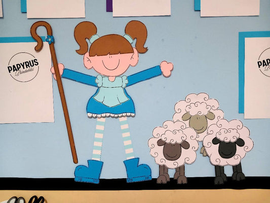 Little Bo Peep Classroom Display