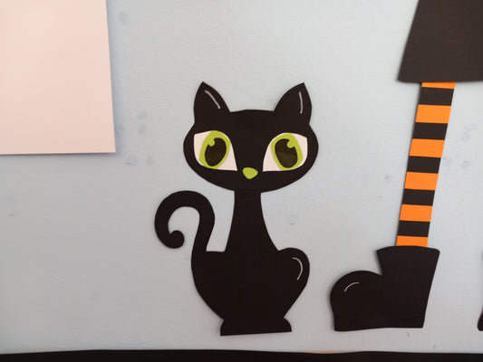 Halloween Display - Witch Orange