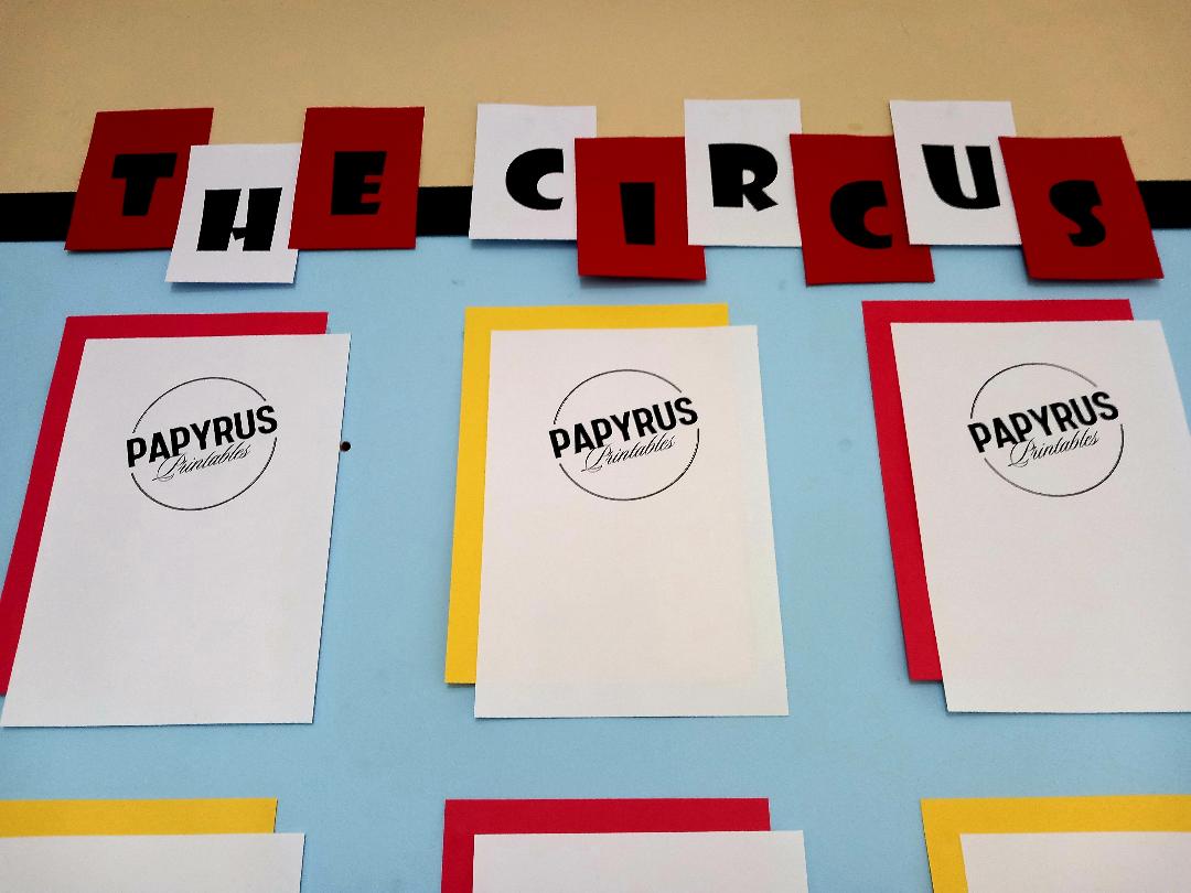 Clowning Around – Circus Classroom Display
