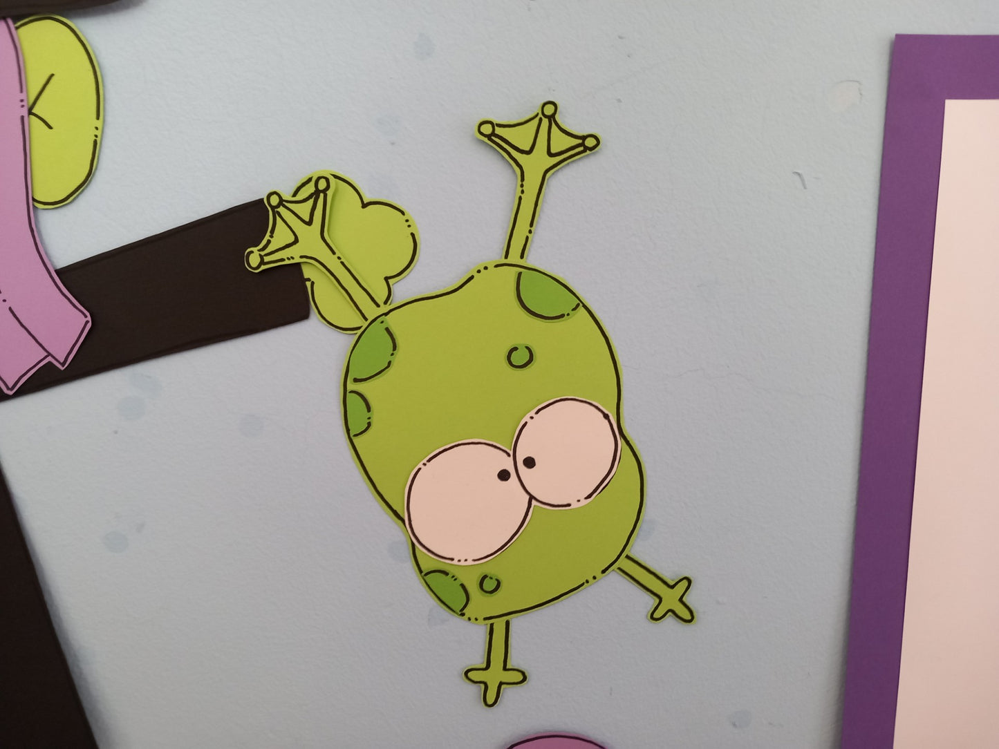 Halloween Display - Witch Purple