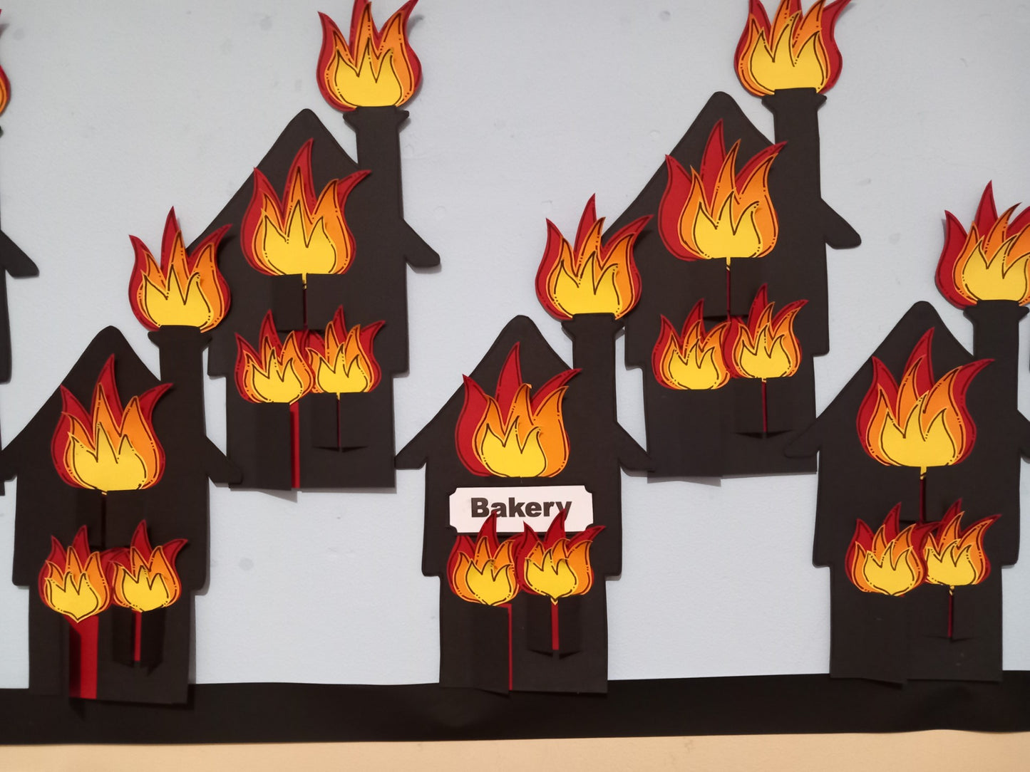 The Great Fire of London Display