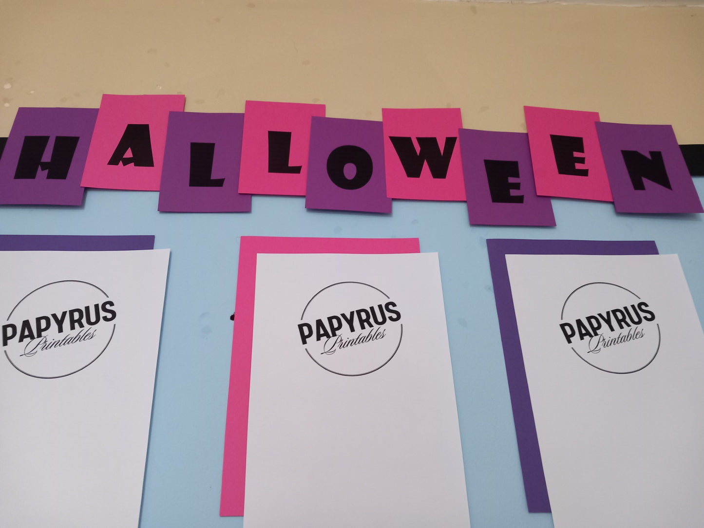 Halloween Display - Witch Pink