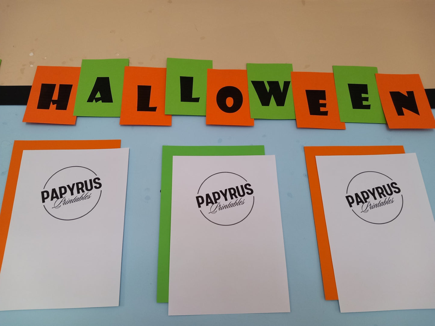 Halloween Display - Witch Orange