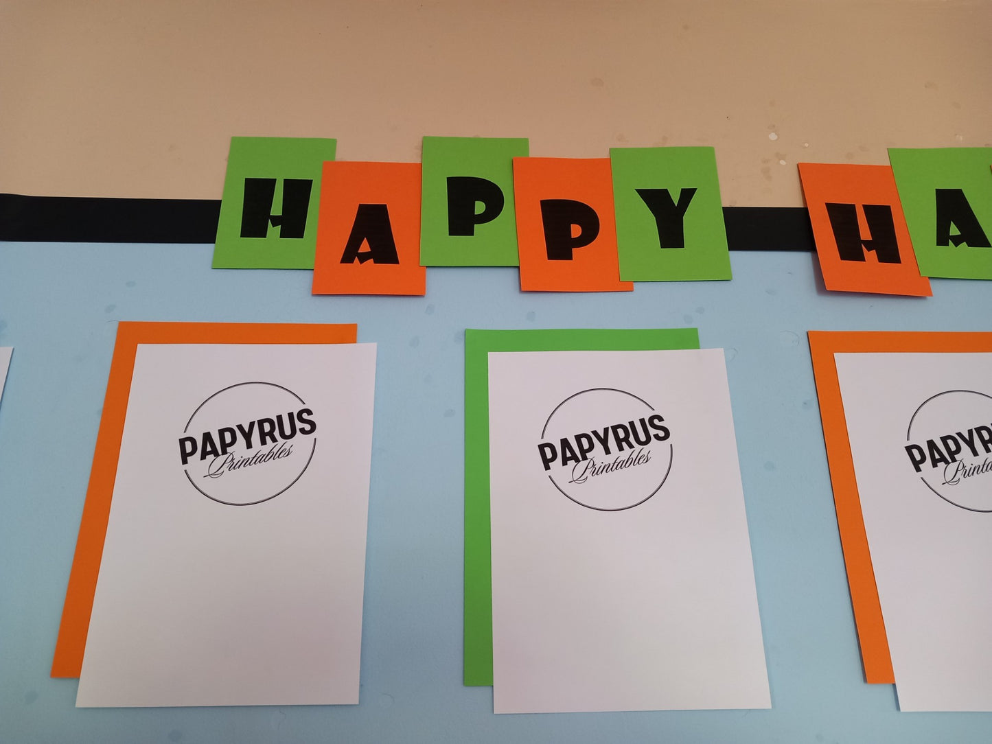 Halloween Display - Witch Orange