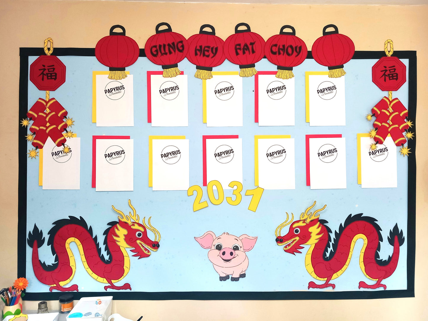 Chinese New Year Classroom Display – Year of the Pig