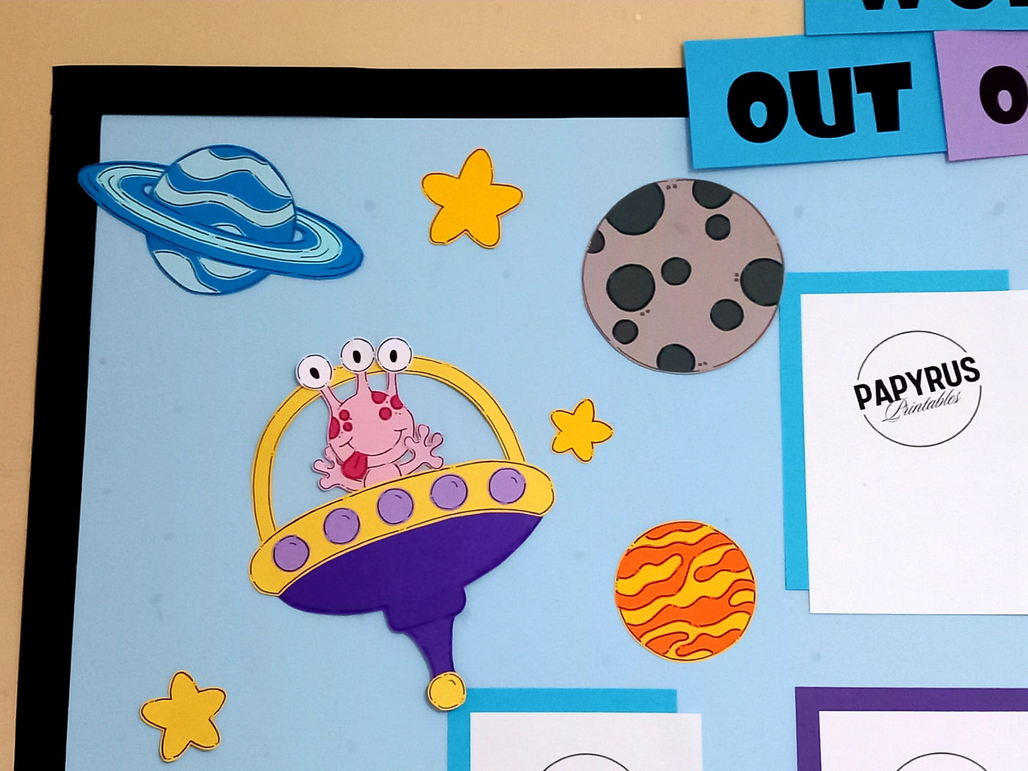 Work That Is Out of This World Classroom Display