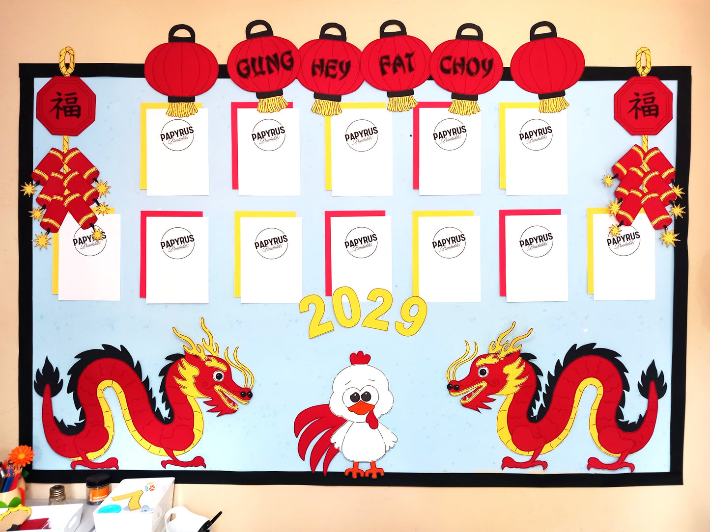 Chinese New Year Classroom Display – Year of the Rooster